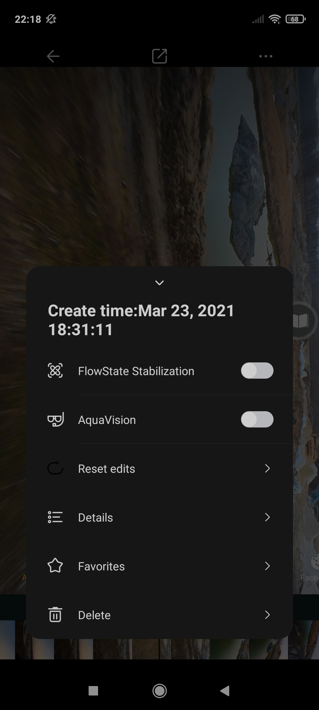 No FPV stabilisation Android PRpro + no rotation in insta360Studio
